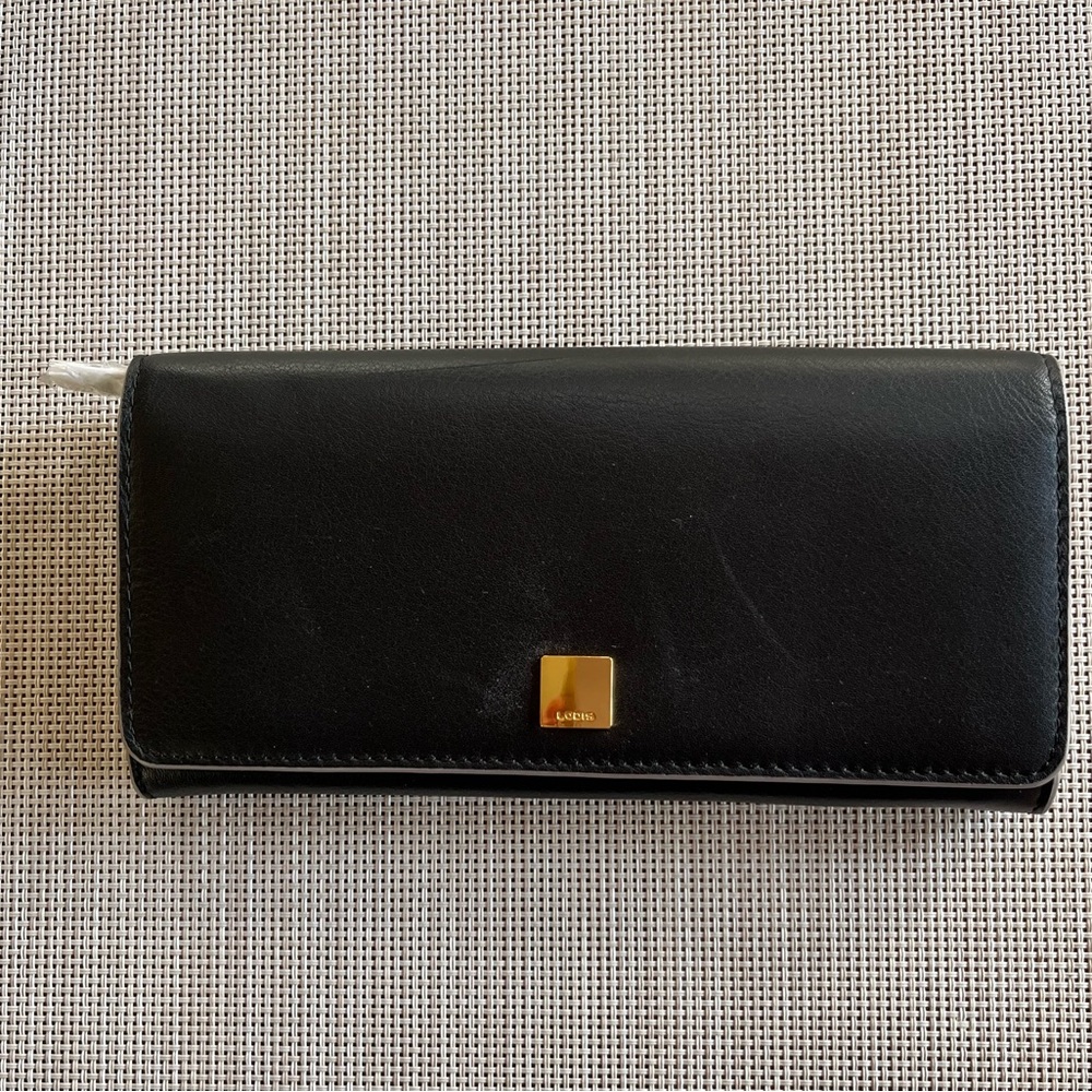 Lodis Black Leather Wallet